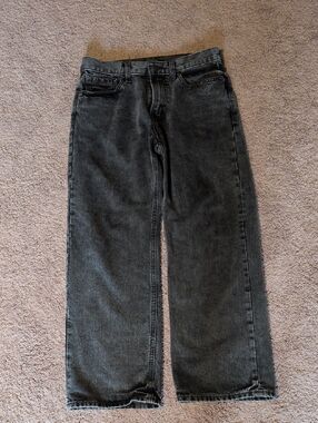 Old Navy Men's Relaxed Black-Gray Jeans